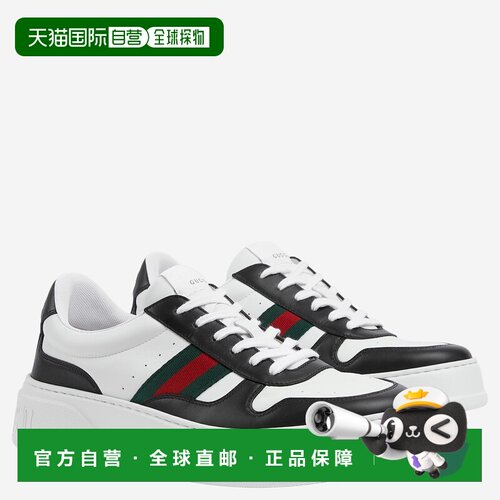 1h可退 香港直邮GUCCI 男士休闲鞋 848317AAE0H1097 CO 黑色男鞋