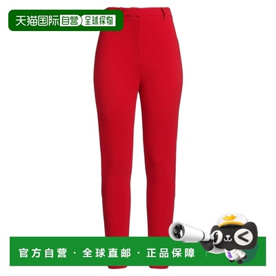 香港直邮magda butrym 女士 休闲长裤 red红色 舒适时尚