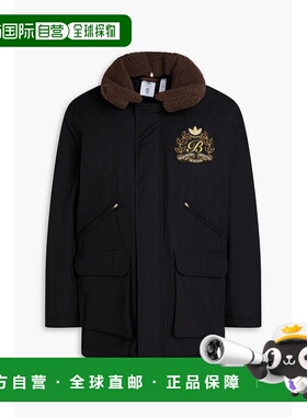 1h可退 香港直邮Adidas 男士 Blondey 帆布夹克 IK9614BLACKBROWN