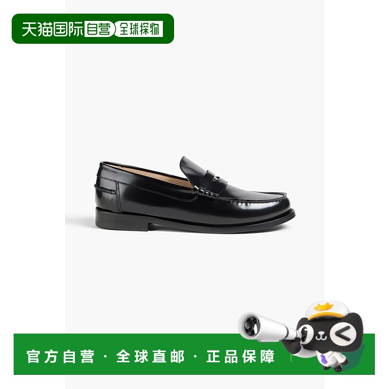1h可退 香港直邮THEORY 希尔瑞 女士 City 漆皮乐福鞋 O01AC02000