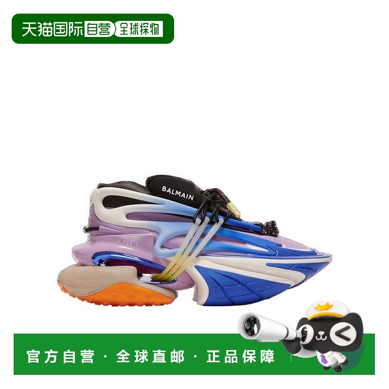 香港直邮Balmain Unicorn 徽标休闲运动鞋 AM1VJ309KNER