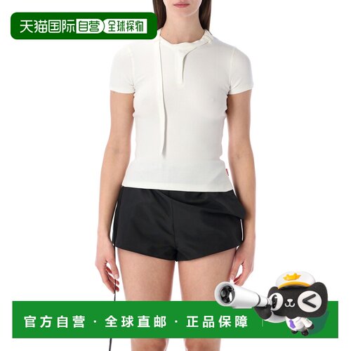 1h可退 香港直邮DIESEL 女士T恤 A236450JEAI141 SS2026 白色 Top
