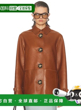 1h可退 香港直邮Acne Studios 艾克妮 女士 Lorassino 皮革夹克 A