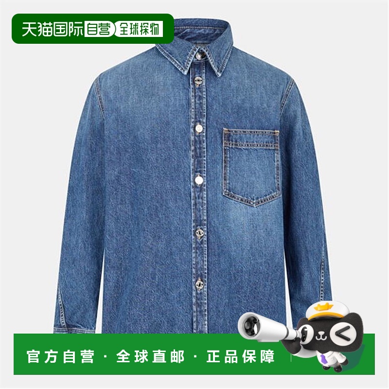 1h可退 香港直邮Givenchy 纪梵希 男士 衬衫式外套 blue蓝色 舒适