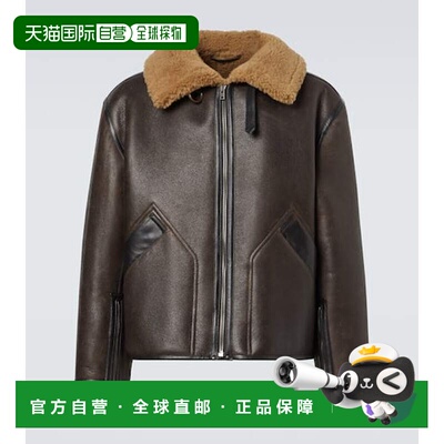 1h可退 香港直邮Lemaire 男士 皮毛内里皮革夹克 CO1140LL0092