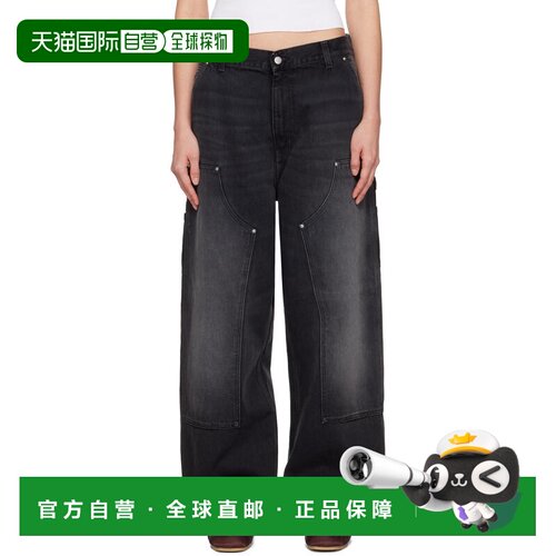 1h可退 香港直邮CARHARTT WIP 女士 黑色 Brandon Double Knee 牛