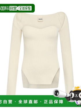 香港直邮KHAITE 女士 Maddy紧胸罗纹套衫 8310400针织衫