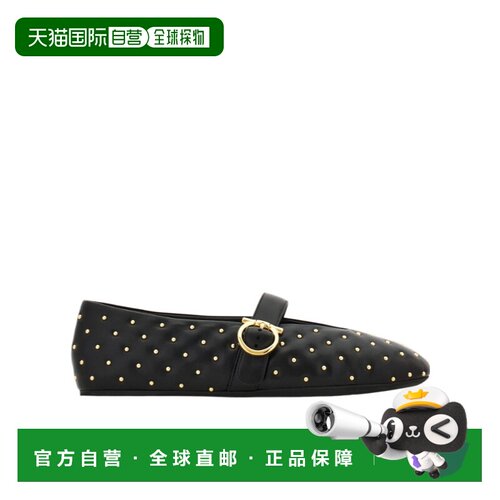 香港直邮SALVATORE FERRAGAMO 女士芭蕾乐福鞋 01【付后1h可退】
