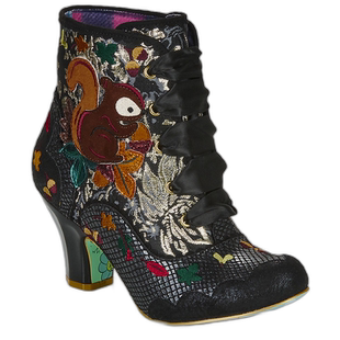欧洲直邮Irregular Choice 女士 短筒靴 SQUIRREL AWAY