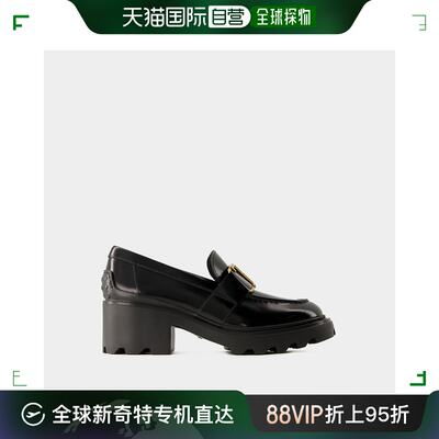 欧洲直邮TOD'SGomma Carro Loafers - Tod's - Leather - Black