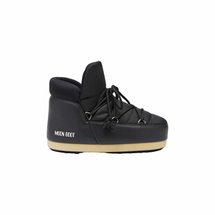 男女同款 自营欧洲直邮Moon 黑色尼龙滑雪靴 Nylon Pumps Boot Evx