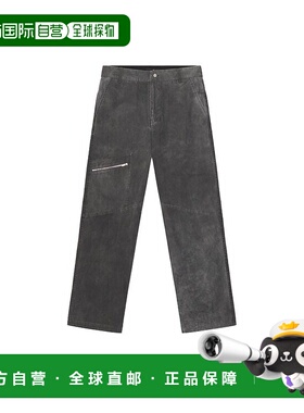 1h可退 香港直邮Represent 男士 工装裤子 MLM100356 black黑色