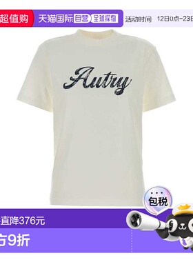 1h可退 香港直邮AUTRY 女士 白色棉质T恤 TSPWI5CW white白色 舒