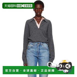香港直邮Maison Margiela 马丁 马吉拉 女士 灰色 Draped Collar