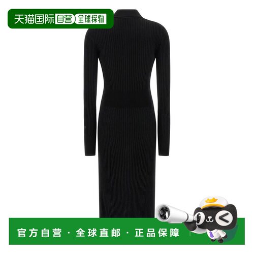 1h可退 香港直邮FENDI 女士连衣裙 FZDD85AUZTF0GME AW2025 黑色