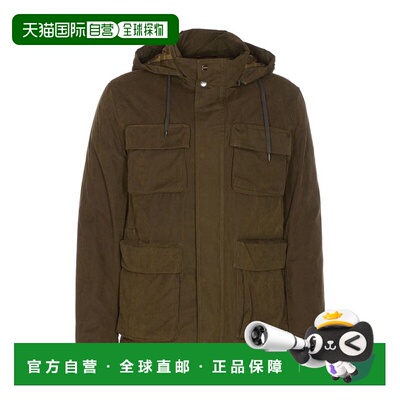 1h可退 香港直邮Herno 男士 抽绳口袋细节夹克 PI001250U13800Z