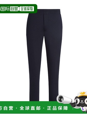 香港直邮Zegna 直筒羊毛休闲裤 UE542A8ECTTR6直筒裤