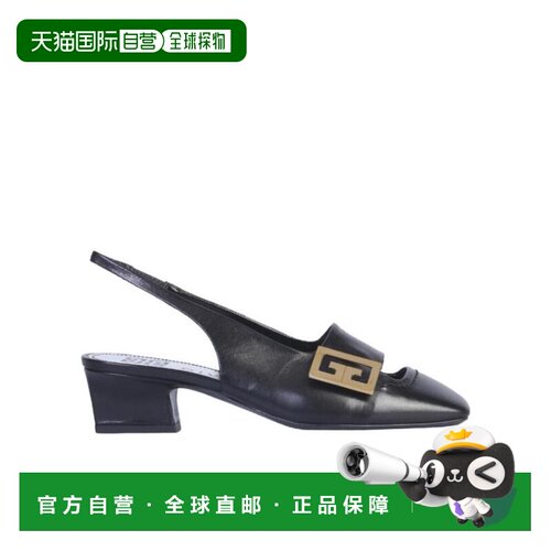 香港直邮Givenchy 金属徽标高跟鞋 BE401FE0LR单鞋