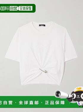 1h可退 香港直邮Versace 范思哲 女士 短袖T恤 10188981A13610