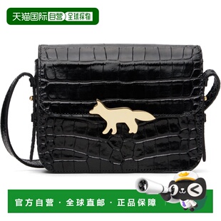 1h可退 香港直邮MAISON KITSUNE 女士 黑色 Edie 单肩包 NW05170L