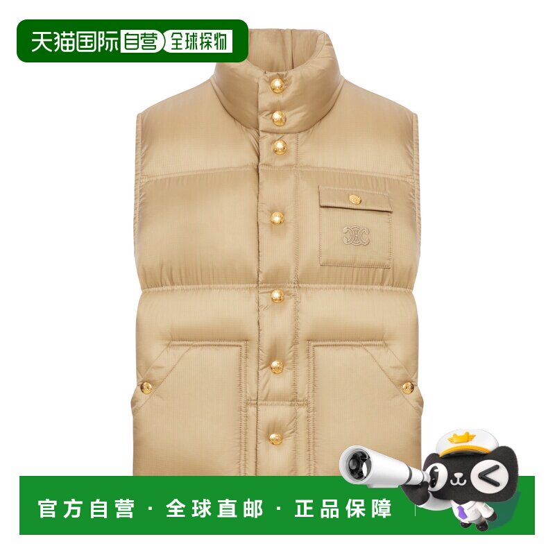 1h可退 香港直邮CELINE 无袖棉服 Women crov