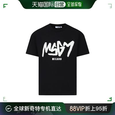 香港直邮MSGM 圆领短袖T恤 F3MSJBTH1261