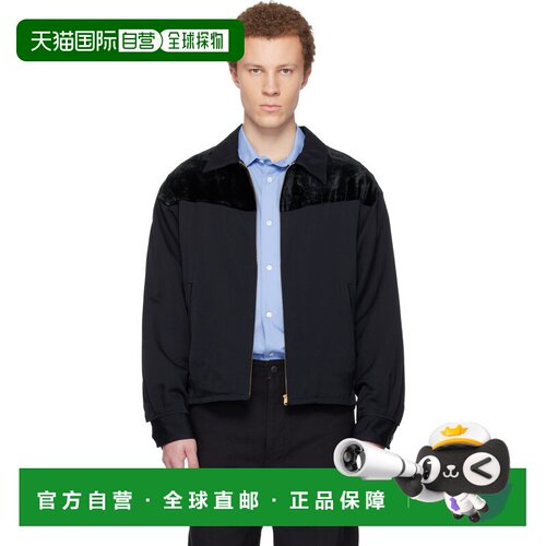 1h可退 香港直邮Visvim 维斯维木 男士 海军蓝 Mayfield Swing 夹