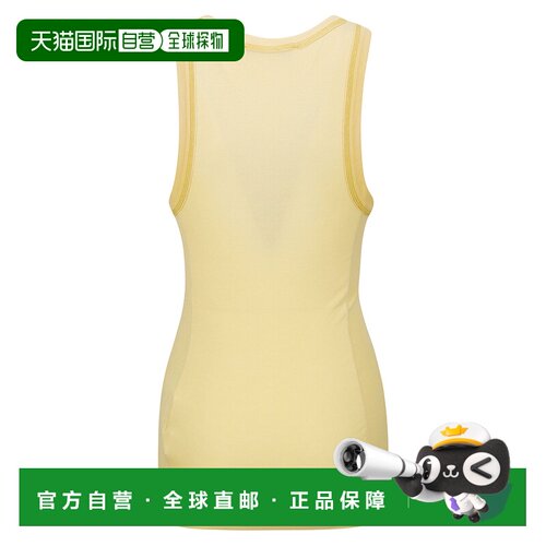 1h可退 香港直邮ACNE STUDIOS 男士T恤 CL0443ABU SS2026 黄色 Fn
