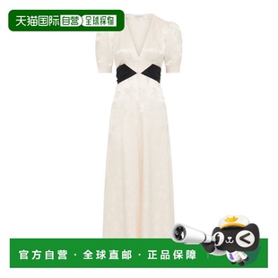 1h可退 香港直邮Gabriela Hearst 女士 Larkin 真丝提花长款连衣