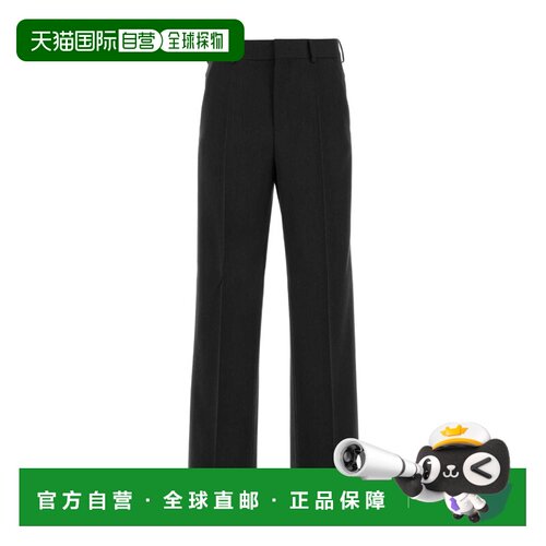 1h可退 香港直邮VALENTINO 男士正装裤 3V3RBJ708JM113 SS2025 黑