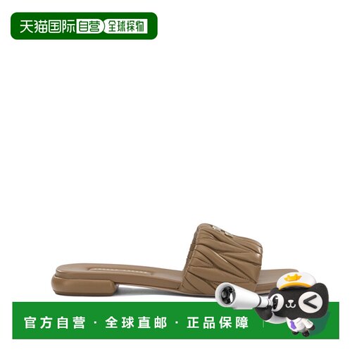 香港直邮MIU MIU 女士凉鞋 5XX60588TF098LF010 AW2支付后1h可退