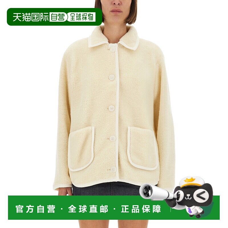 1h可退 香港直邮A.P.C. 女士 長袖扣夾克 WOARGF32035 beige米色