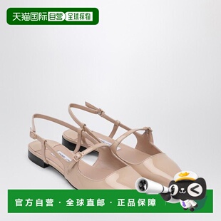 1h可退 香港直邮Jimmy Choo 周仰杰 女士 SCARPA DIDI 裸色漆皮平