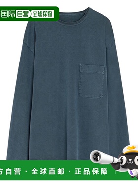 香港直邮Lemaire 男士 LEMAIRE and Polos T恤蓝色T恤 TO1466LJ10