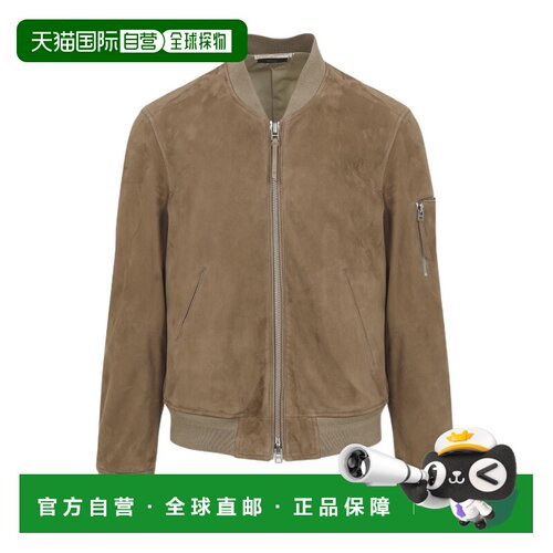 1h可退 香港直邮Tom Ford 罗纹拉链棒球外套 LBS087LMS027JBV长袖