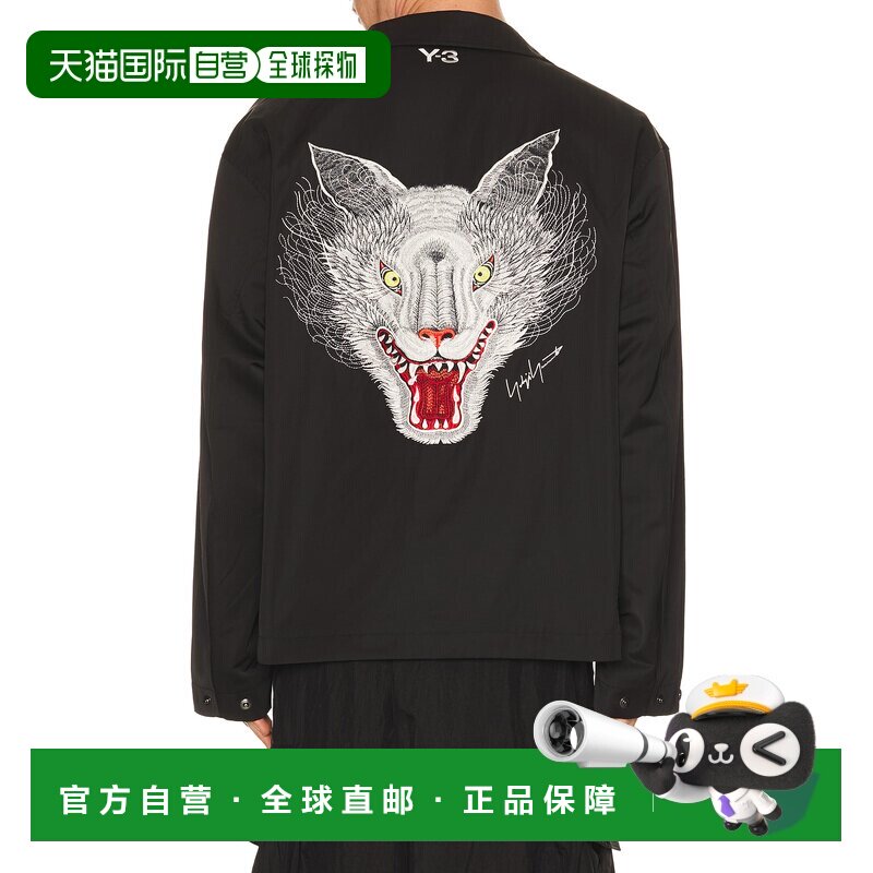 香港直邮Y-3 男士 x F1 狼夹克 KR2375 black黑色 舒适时尚外套