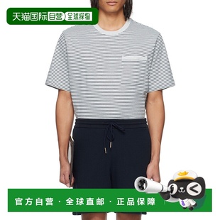 MJS244AJ0115 条纹图案T恤 香港直邮Thom Browne