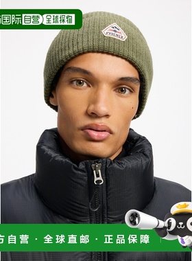自营欧洲直邮Pyrenex Gomma男女通用浅卡其色针织帽