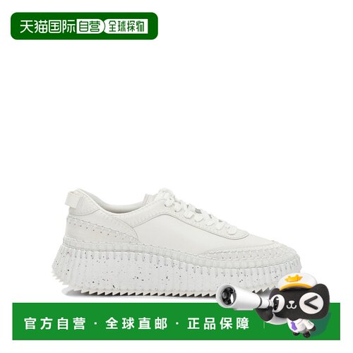 香港直邮CHLOÉ 女士运动鞋 CHC24S00RBD100WHITE AW支付后1h可退