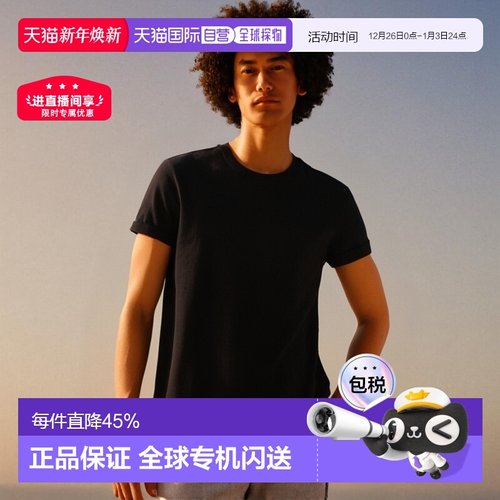 1h可退 香港直邮Golden Goose Deluxe Brand 徽标T恤 GMP01220.P0