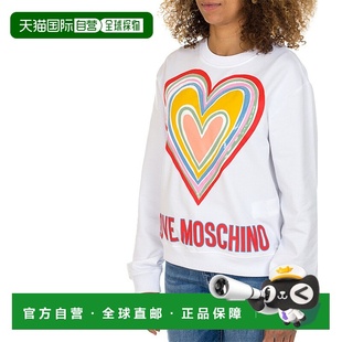 香港直邮Moschino W630651E2340 徽标细节套头卫衣