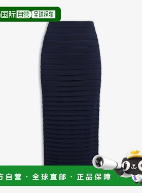 1h可退 香港直邮alaia 女士 半身裙 AA9J22055M865 blue蓝色 舒适