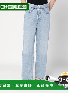 1h可退 香港直邮AGOLDE 女士 Echo 蓝色牛仔裤 A2491601SLLB