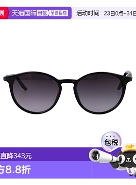 1h可退 香港直邮Calvin Klein 卡尔文 克莱恩 女士 黑色醋纤太阳