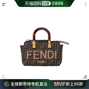 Way 香港直邮Fendi The 8BS067ANX0 徽标小号手提包