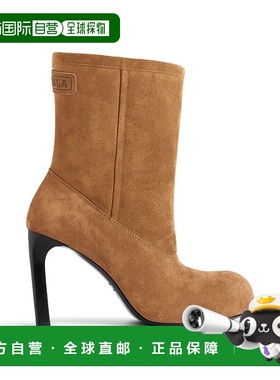欧洲直邮BALENCIAGA (2025) 女士 Fargo 棕色踝靴
