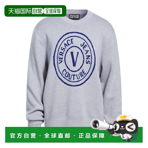 1h可退 香港直邮versace 范思哲 男士 毛衣 purple紫色 舒适时尚