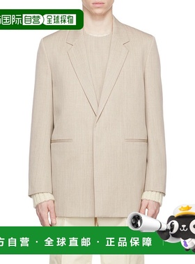 香港直邮Jil Sander 驼色羊毛西装外套 JSMU135101MU201200
