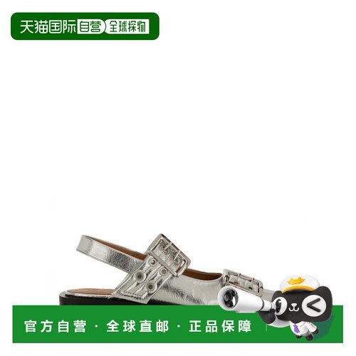 1h可退 香港直邮GANNI 女士休闲鞋 S2725018 SS2026 灰色 Wide Be