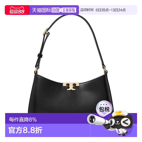 TORY BURCH 汤丽柏琦 Eleanor金属徽标皮革单肩包 春夏女款 16476